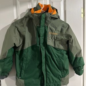 Boys size 6–7 Columbia winter coat double shell
